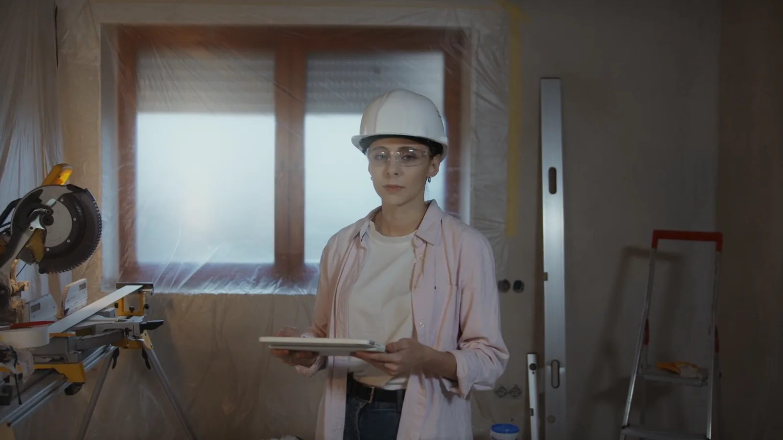 Site team using AI-driven project insight on a live project